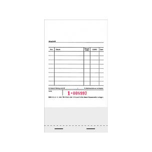 Kassenblock, für Registrierkassen 2953