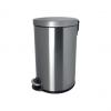 Tret-Abfalleimer "the silent", silber