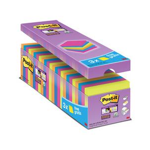 Haftnotizen Super Sticky Notes, farbig, Vorteilspack 654SE24P
