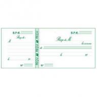 EXACOMPTA Carnet  souche "Reus", 90 x 130 mm horizontal ------------------ pour le marché: F ----------------------50 feuillets, 95 g / m2, format extérieur: 89 x 210 mm (10E)