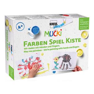 Fingerfarbe "MUCKI", Set "Wir malen mit Händen und Fingern" 29101