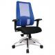Bürodrehstuhl "Lady Sitness Deluxe", schwarz/blau LT29BT W503