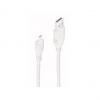 USB 2.0 Micro Anschlusskabel, USB-A - Micro USB-B - blanc