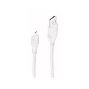 USB 2.0 Micro Anschlusskabel, USB-A - Micro USB-B - blanc BS77182-W