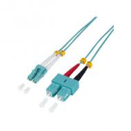 LWL Patchkabel, LC-Duplex Stecker - SC-Duplex Stecker, OM3