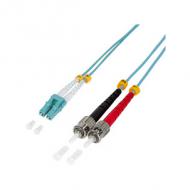 LWL Patchkabel, LC-Duplex Stecker - 2 x ST Stecker, OM3