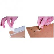 Symbolbild: zeigt den Klebeverschluss & den Aufreißfaden