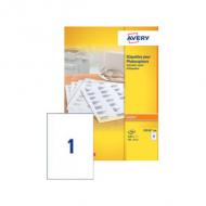 AVERY Etiquette pour photocopieur, 210 x 297 mm, blanc pour photocopieur monochrome haute caden  gros volumes contenu: 200 étiquettes (23530-200.FR)