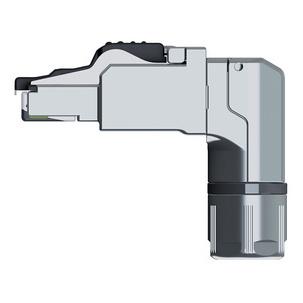 Symbolbild: RJ45-Stecker MFP8 Kat.6A (tief), gewinkelt  100023065