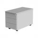 Rollcontainer, 1 Schub + 1 Schub Hängeregistratur, weiß 12464710