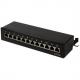 Desktop Patch Panel Kat.6A, Klasse EA, 12-Port, schwarz  NP0019B