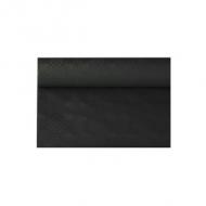 Papiertischtuch mit Damastprägung, schwarz
