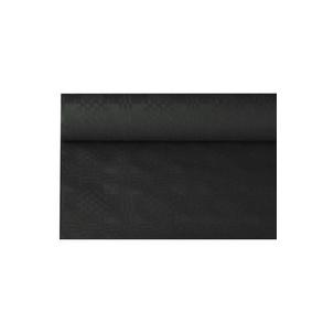 Papiertischtuch mit Damastprägung, schwarz 18548