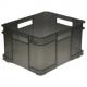 Aufbewahrungsbox Euro-Box XL "bruno", grau-transparent 1545382700000