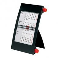 Tischkalender "3-Monatskalender", schwarz / rot