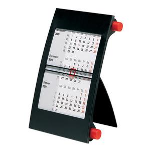 Tischkalender "3-Monatskalender", schwarz / rot 7038000206