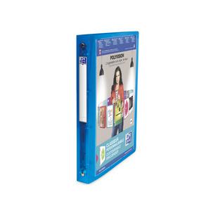 Präsentations-Ringbuch POLYVISION, blau-transparent 100211066