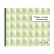 EXACOMPTA Geschäftsbuch "Registre unique du personnel" -------------------- pour le marché: F --------------------270 x 320 mm, 52 pages, papier 110 g / m2 (6620E)