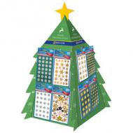 Symbolbild: Weihnachts-Sticker Thekendisplay "Weihnachtsbaum" (Bestückung kann variieren)