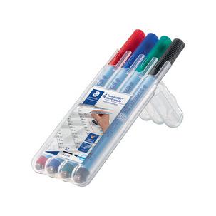 NonPermanent-Marker Lumocolor correctable, 4er Etui 305M WP4-1