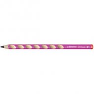Schreiblernbleistift EASYgraph, für Rechtshänder, pink