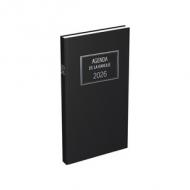 LECAS Agenda de la Banque Long 2026, 150 x 340 mm, 2 volumes 1 jour / 2 pages, 2 volumes, 2 x 384 pages, réglure recettes  /  dépenses, coins détachables, dos rond, couverture rigide, matire effet grain lissé contenu: 2 pices (100901720  /  100900993  /  100771959  /  100771210  /  100770471)