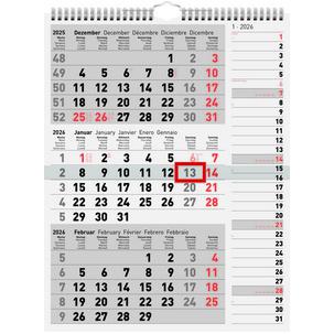 Wandkalender "3-Monatskalender Kombi Planer 3" 7033330006