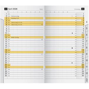 Kalender-Einlage "M-Planer", mit Monatsregisterschnitt 7046830006