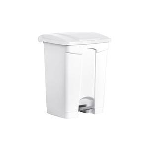 Tret-Abfalleimer "the step", weiß / weiß H2402251