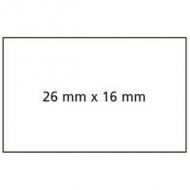 Etiketten für Preisauszeichner, 26 x 16 mm, gelb - Format