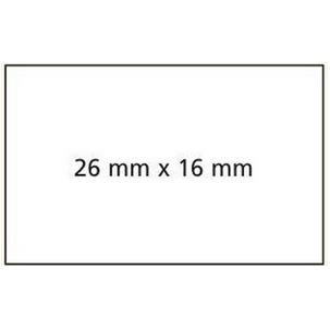 Etiketten für Preisauszeichner, 26 x 16 mm, gelb - Format 100920