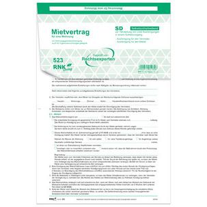 Vordruck "Universal-Mietvertrag für Wohnungen" 523