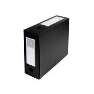 Archivbox mit Druckknopf, schwarz
