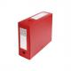 Archivbox mit Druckknopf, rot  59932E