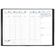 QUO VADIS Recharge pour agenda Randonnée, 2026, 90 x 125 mm ---------------------- Pour le Marché: F ------------------1 semaine / 2 pages, période: décembre  décembre, 13 mois, papier blanc, impression bicolore (003004Q)