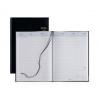 Buchkalender "OMEGA", schwarz - 210 x 290 mm