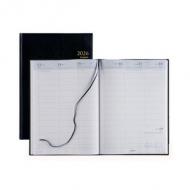 Buchkalender "OMEGA", schwarz - 210 x 290 mm