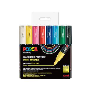 Pigmentmarker POSCA PC-1MC, 16er Etui PC1MC/16A ASS20
