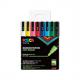 Pigmentmarker POSCA PC3M, 8er Etui, Standard PC3M/16A ASS21
