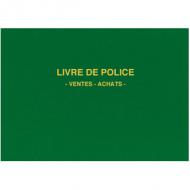 ELVE Registre "Livre de poli métaux précieux", 200 pages pour magasiniers, grossistes et détaillants, 210 x 300 mm, papier registre supérieur 100 g / m2, imprimé en bleu, folioté de 1  99, couverture pleine toile couleur (14172)