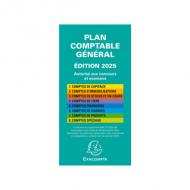 EXACOMPTA Plan comptable général pédagogique, 175 x 90 mm en papier, couverture plastique, édition 2025 (14001E)