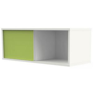 Wand- / Aufsatzregal, weiß / grün 13445810
