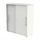 Schiebetürenschrank, 2 Ordnerhöhen, weiß 13449410