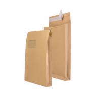 Faltenversandtasche 40 mm, mit Fenster links