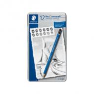 Bleistift Mars Lumograph, 12er Metalletui