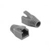 Knickschutztüllen für RJ45 Stecker, grau