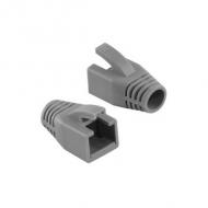 Knickschutztüllen für RJ45 Stecker, grau