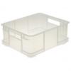 Aufbewahrungsbox Euro-Box L "bruno", natur-transparent