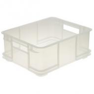 Aufbewahrungsbox Euro-Box L "bruno", natur-transparent