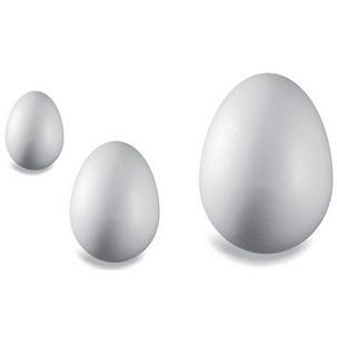 Symbolbild: Styroporei, weiß 21-67 595 21